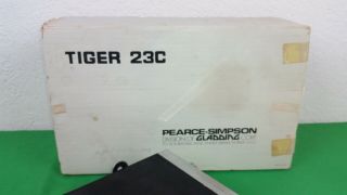 Rare Vintage TIGER 23C CB Radio PEARCE - SIMPSON MIC WOOD GRAIN 8