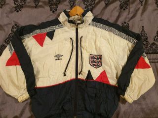 England World Cup 1990 Tracksuit Top Very Rare Bargain Collectors Item.