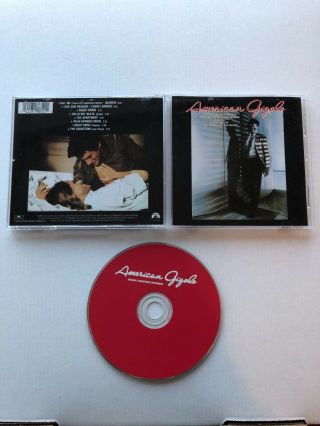 American Gigolo Soundtrack Cd Rare Oop 1980 Giorgio Moroder Blondie