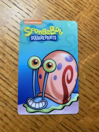 Dave And Busters ‘spongebob Arcade Coin Pusher Rare Gary Card