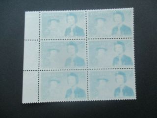 Pre Decimal Stamps: Offset Printing Block Of 6 Mnh Rare - Post (c330