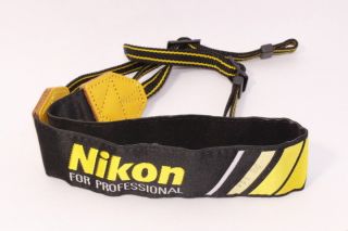 [rare Exc,  ] Nikon Pro Strap Black 677