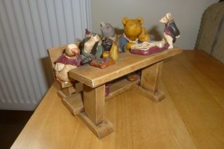 Gnomy Diarys Legend Of The Bear Extremely Rare Large Piece - School Bench