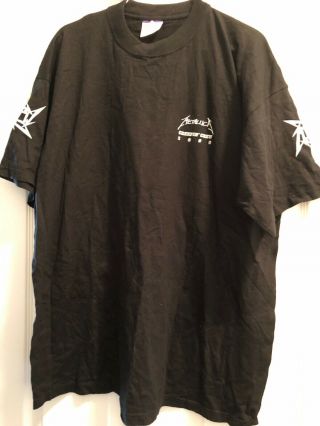 Rare Metallica Belgium Creepin’ Crew 2000 Crew Shirt Size Xl