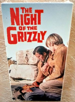The Night Of The Grizzly Rare 1966 Cult Horror Western Vhs Clint Walker
