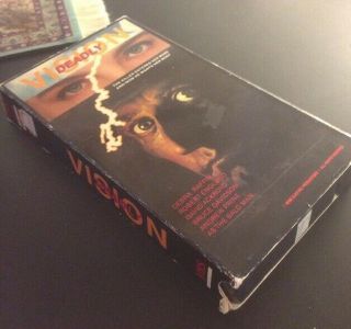 Deadly Vision VHS Rare Horror 2