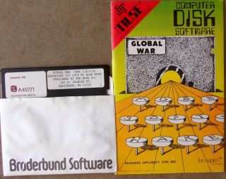 1979 Global War By Muse Co Video Game For Apple Ll Computer Rare No Rsv