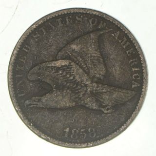 Crisp - 1858 - Flying Eagle United States Cent - Rare 036