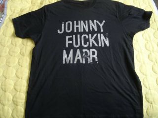 Johnny Marr T Shirt Call The Comet Warm Up Tour Leeds Rare The Smiths