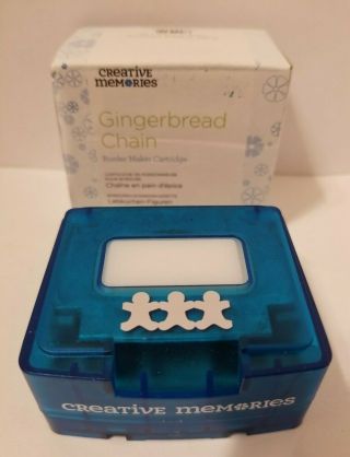 Creative Memories Border Maker Gingerbread Chain Cartridge Euc / Rare
