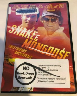 Snake & Mongoose (dvd) Very Rare And Oop,  Ex - Library,  Jesse Williams Noah Wyle