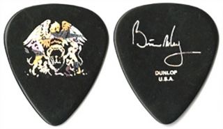 Queen Brian May Rare 2005 Tour Band Issued Silver Foil Signature Guitar Pick