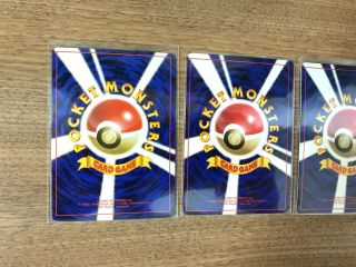 【Near Mint】Pokemon card Charizard Blastoise Venusaur SET Base Set Japanese 1996 8