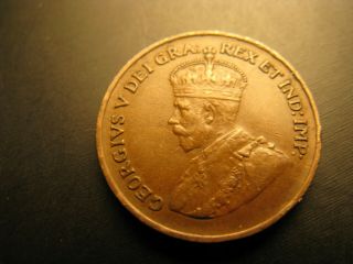 Canada 1930 Keydate Rare Small Cent Penny.