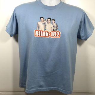 Rare Older Blink 182 Tom Mark Travis T - Shirt Youth L Print Tee