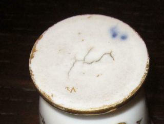 Rare Vieux Old Paris French Porcelain Ice Cup - Tasse a Glace 5
