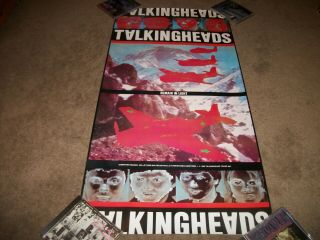 Rare Orig.  1980 Talking Heads Remain In Light Promo Poster 18 X 36 -