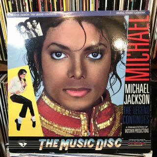 Michael Jackson Rare Laserdisc 12” The Legend Continues 1988 Ntsc Clv - Id6767veo