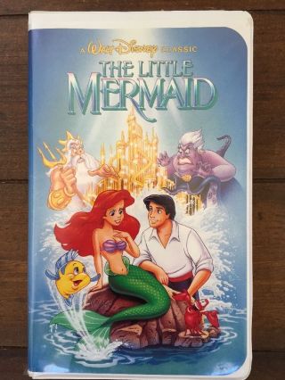 Rare Vintage The Little Mermaid (vhs) - Walt Disney 