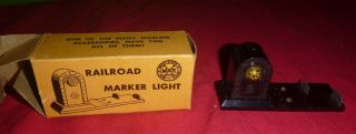 Rare Marx Post War No.  403 Railroad Marker Light - All Flaps