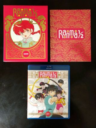 Ranma 1/2: Set 1 (blu - Ray Disc,  2014,  3 - Disc Set) Rare Out Of Print Anime