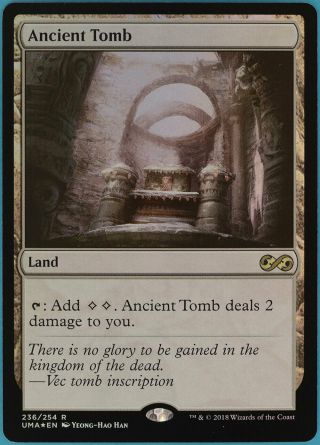 Ancient Tomb Foil Ultimate Masters Nm - M Land Rare Magic Card (33856) Abugames