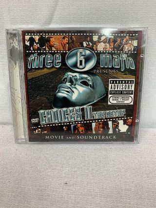 Three 6 Mafia - Choices Ii: The Setup Movie & Soundtrack Rare Cd/dvd