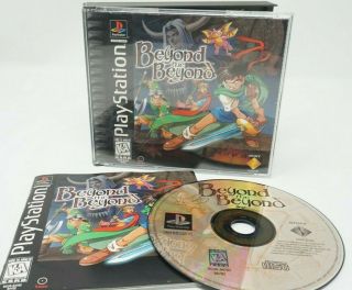 Beyond The Beyond (sony Playstation 1,  1996) Ps1 Complete Rare Cib Shape