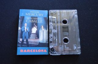 Freddie Mercury Montserrat Caballe Barcelona Rare Cassette Tape Queen