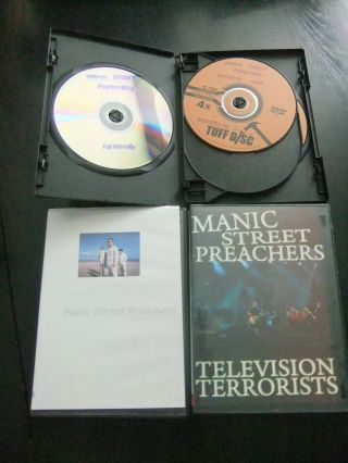 Manic Street Preachers 6 X Rare Dvds Richey Edwards,  Post Richey
