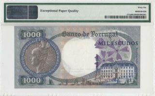 1967 BANK OF PORTUGAL 1000 ESCUDOS 
