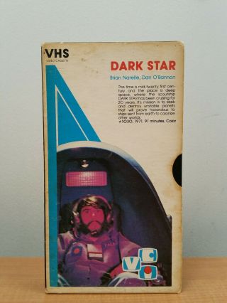 Dark Star Vhs Rare Old Vci Sideloader John Carpenter Sci Fi Comedy Science.