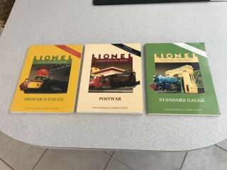 3 Rare Lionel Train Standard Prewar Postwar Guide Books Near Tom Mccomas