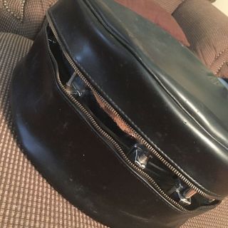 Vintage Ludwig Black Naugahyde Snare Drum Bag for 5.  5x14 