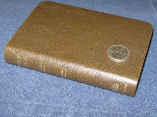 Rare,  Cambridge Pocket King James Bible Leather Protestant