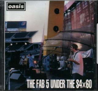 Oasis Promo Japan Cd Very Rare The Fab 5 Under The S4x60 100 Copies Only