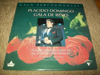 Placido Domingo - Gala De Reyes Laserdisc Ld Very Good Opera Music Very Rare