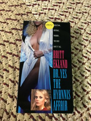 Dr Yes The Hyannis Affair Sexy Sleaze Big Box Slip Rare Oop Vhs