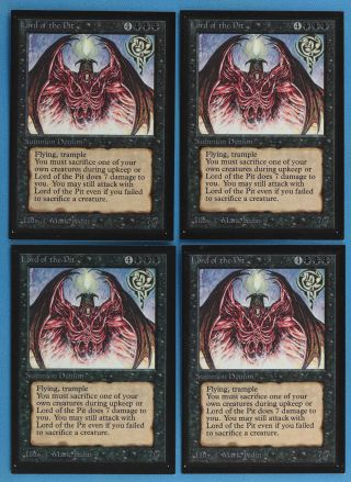 Lord Of The Pit [4x X4] Collectors 