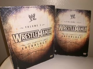 Wwe - Wrestlemania Anthology: Dvd Bundle Volume 1,  2 Rare
