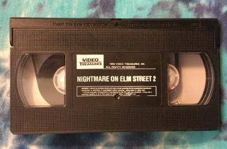 A Nightmare On Elm Street 2 VHS Freddy’s Revenge RARE 2