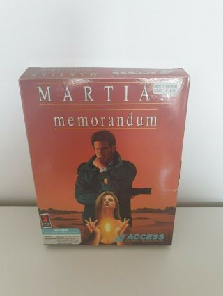 Martian Memorandum (first Release Rare) Big Box Pc Game