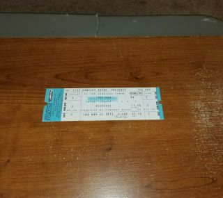 1973 November 22 The Who Concert Full Ticket Los Angeles Forum Rare