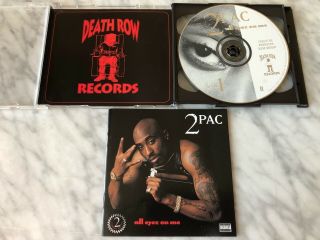 2pac All Eyez On Me 2 Cd 1995 Death Row Records P2 24204 Tupac Shakur Rare Oop