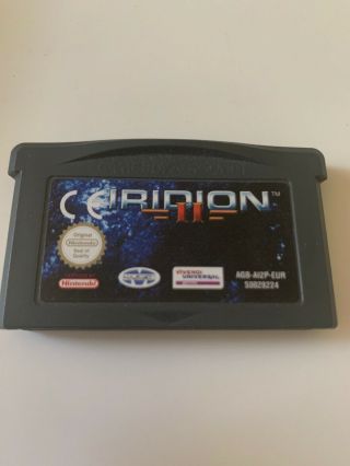 Iridion Ii (nintendo Game Boy Advance,  2003) Rare Europe Version Region