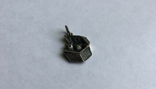 James Avery Rare Retired Sterling Silver Cats Or Bears Charm In A Basket Uncut