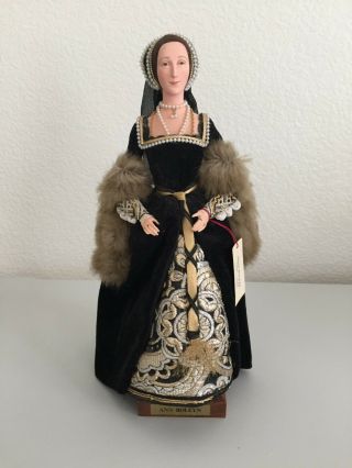 Rare English Costume Doll,  " Anne Boleyn " By Ann Parker