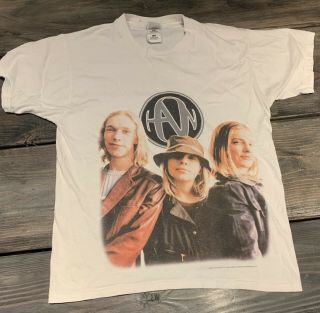 90’s Hanson Official Band Albertane Tour Vintage Rare - T Shirt Med White