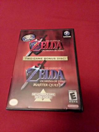 The Legend Of Zelda Ocarina Of Time/master Quest Bonus Disc Gamecube Rare