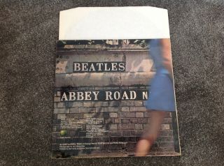 BEATLES - ABBEY ROAD - EXPORT FRENCH APPLE PRESS STEREO VINYL LP ALBUM RARE 5
